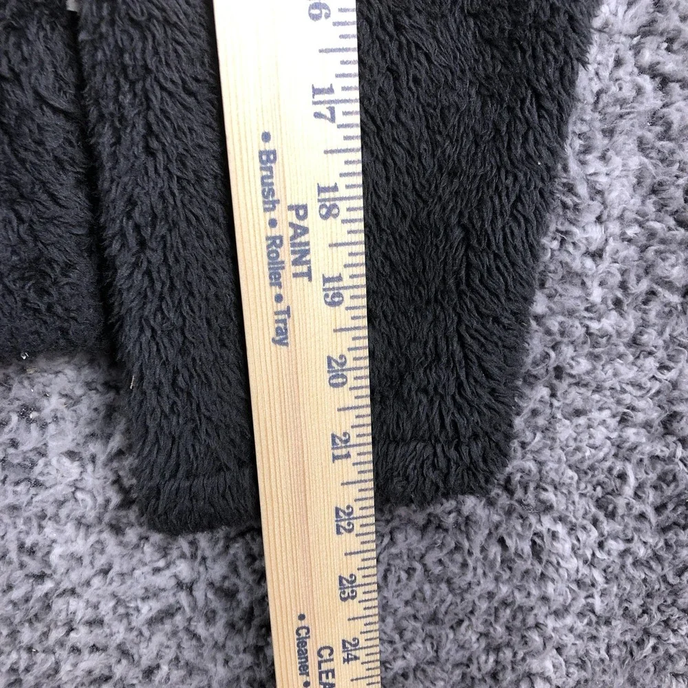 The North Face‎ Sherpa Fleece Jacket Womens XL Gray Full Zip Pockets Warm Cozy